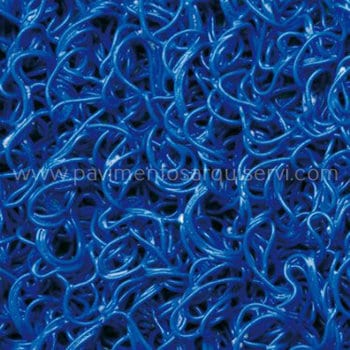 Moquetas 100% PVC Azul Felpudo